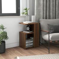 Thumbnail for Beistelltisch Braun Eichen-Optik 36x30x56 cm Holzwerkstoff