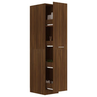 Thumbnail for Apothekerschrank Braun Eichen-Optik 30x42,5x150cm Holzwerkstoff