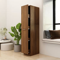 Thumbnail for Apothekerschrank Braun Eichen-Optik 30x42,5x150cm Holzwerkstoff