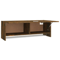 Thumbnail for Kleiderschrank Räuchereiche 100x32,5x35 cm Holzwerkstoff