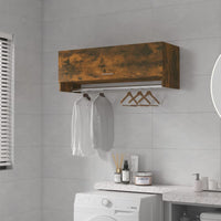 Thumbnail for Kleiderschrank Räuchereiche 100x32,5x35 cm Holzwerkstoff