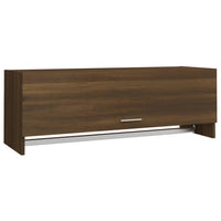 Thumbnail for Kleiderschrank Braun Eichen-Optik 100x32,5x35 cm Holzwerkstoff