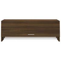 Thumbnail for Kleiderschrank Braun Eichen-Optik 100x32,5x35 cm Holzwerkstoff