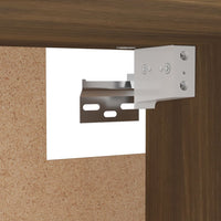 Thumbnail for Kleiderschrank Braun Eichen-Optik 100x32,5x35 cm Holzwerkstoff