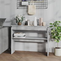Thumbnail for Konsolentisch Grau Sonoma 102x30x80 cm Holzwerkstoff