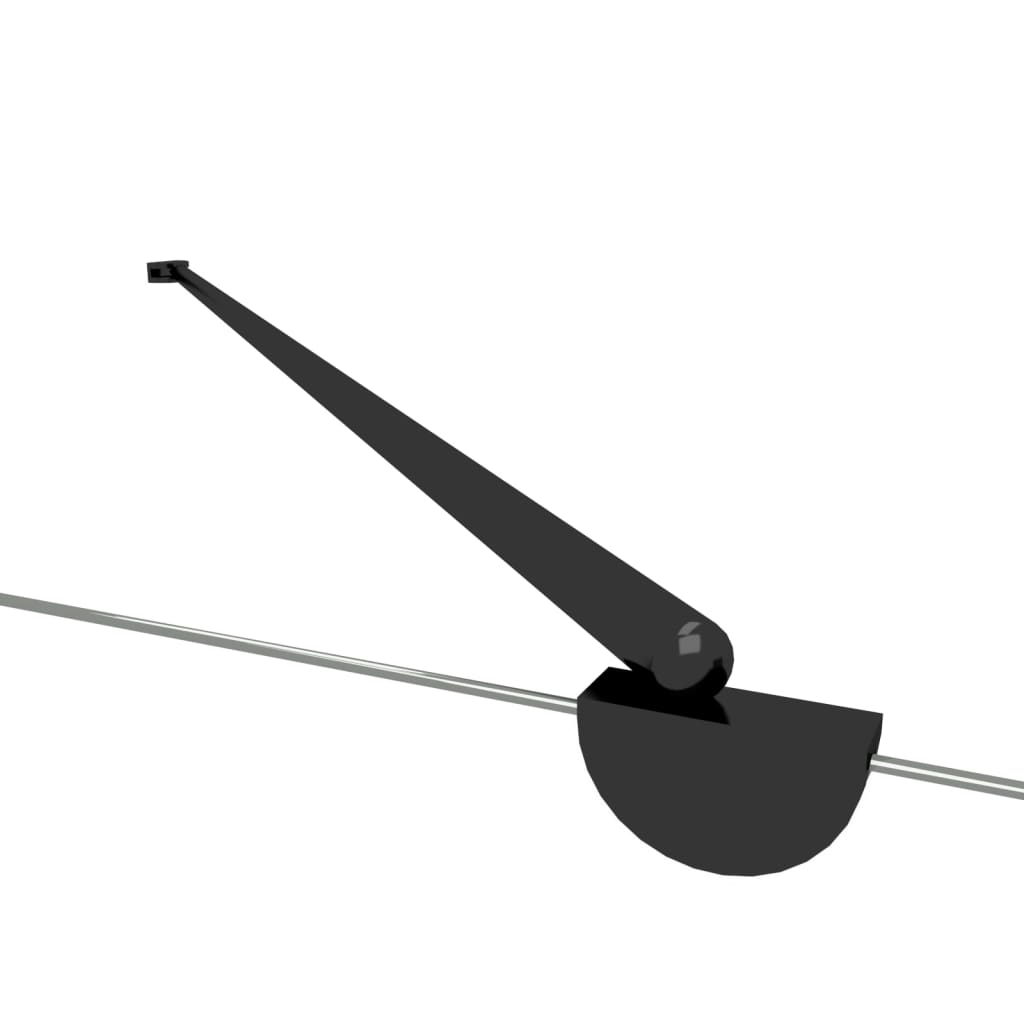 Duschabtrennung Gestreift 120x68x130 cm Hartglas