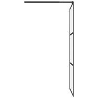 Thumbnail for Duschwand für Walk-In Dusche 90x195 cm ESG Mattiert Schwarz