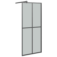 Thumbnail for Duschwand für Walk-in Dusche 80x195 cm Dunkles Sicherheitsglas
