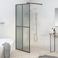 Thumbnail for Duschwand für Walk-in Dusche 80x195 cm Dunkles Sicherheitsglas