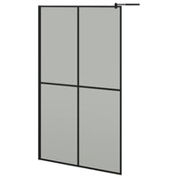 Thumbnail for Duschwand für Walk-in Dusche 118x190 cm Dunkles Sicherheitsglas