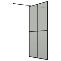 Thumbnail for Duschwand für Walk-in Dusche 118x190 cm Dunkles Sicherheitsglas