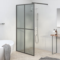 Thumbnail for Duschwand für Walk-in Dusche 118x190 cm Dunkles Sicherheitsglas