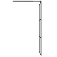 Thumbnail for Duschwand für Walk-In Dusche 90x195 cm Dunkel ESG Glas Schwarz