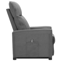 Thumbnail for Relaxsessel mit Aufstehhilfe Hellgrau Stoff