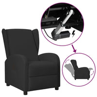 Thumbnail for Ohrensessel mit Liegefunktion Schwarz Kunstleder