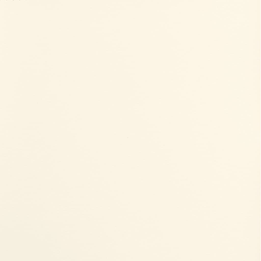 Ohrensessel mit Massage- & Liegefunktion Creme Kunstleder