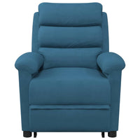 Thumbnail for Aufstehsessel Blau Samt