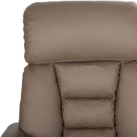 Thumbnail for Elektrischer Sessel Verstellbar Grau Kunstleder