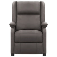 Thumbnail for Relaxsessel Elektrisch Grau Echtleder