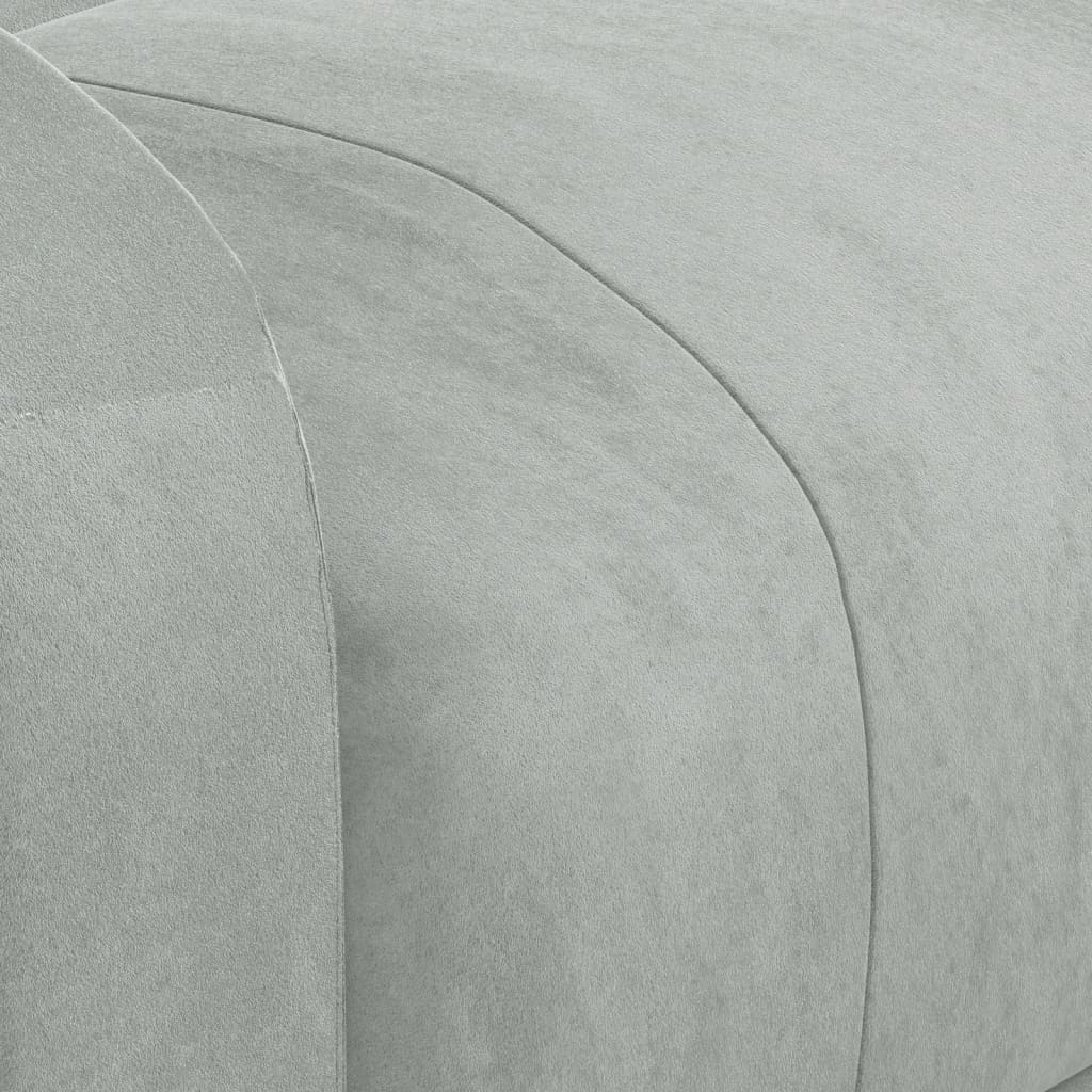 Relaxsessel Elektrisch Hellgrau Samt