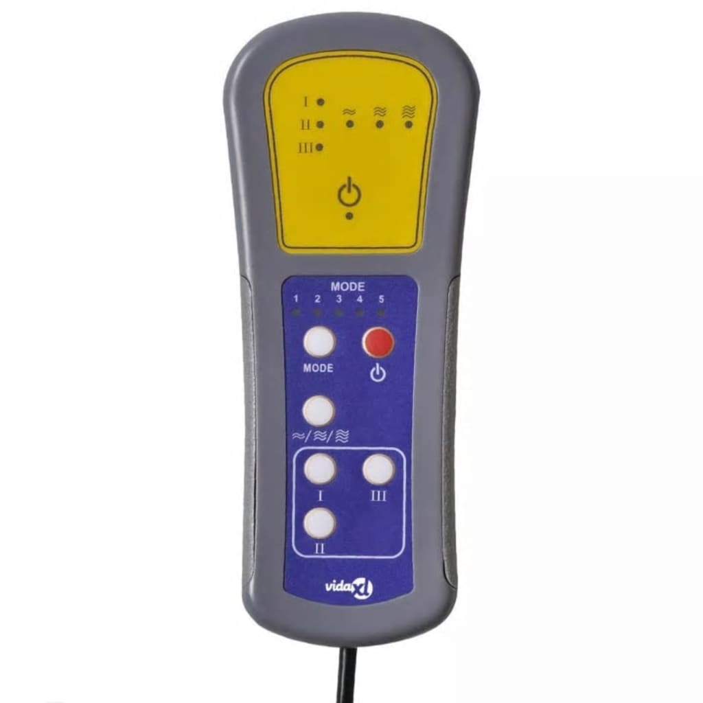 Massagesessel Elektrisch Schwarz Stoff