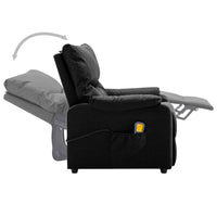 Thumbnail for Massagesessel Elektrisch Schwarz Stoff