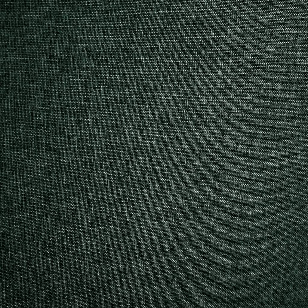 Elektrischer Massagesessel Dunkelgrün Stoff