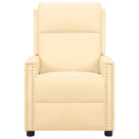 Thumbnail for Elektrischer Relaxsessel Creme Kunstleder