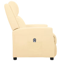Thumbnail for Elektrischer Relaxsessel Creme Kunstleder