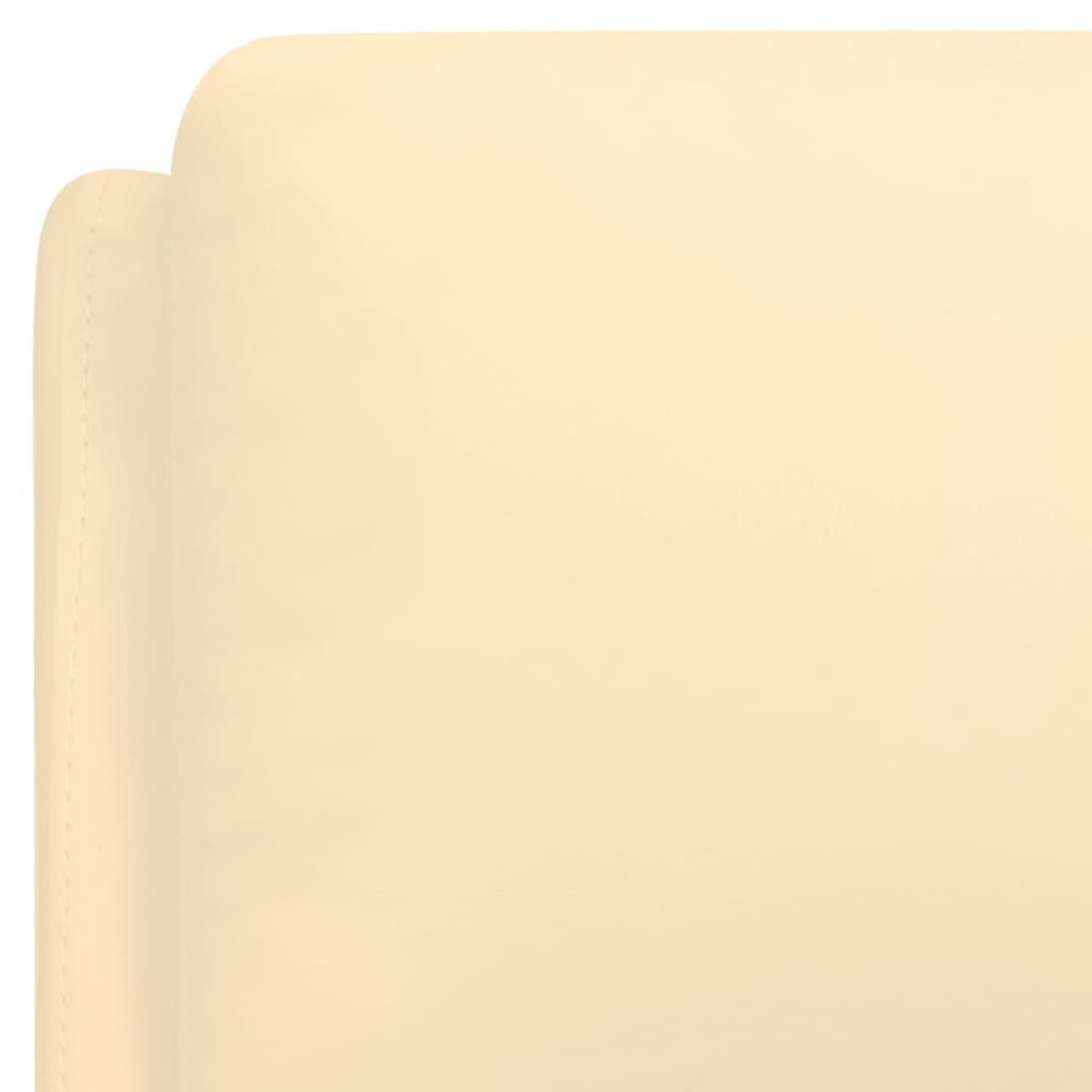 Elektrischer Relaxsessel Creme Kunstleder