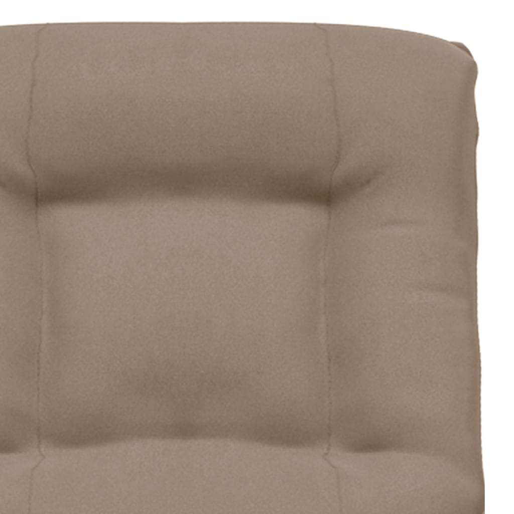 Elektrischer Massagesessel Taupe Mikrofasergewebe