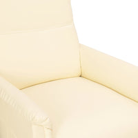 Thumbnail for Elektrischer Massagesessel Creme Kunstleder