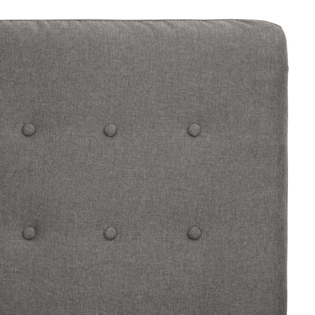 Elektrischer Massagesessel Hellgrau Stoff