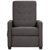 Thumbnail for Elektrischer Massagesessel Dunkelgrau Stoff