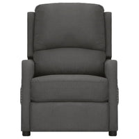 Thumbnail for Elektrischer Sessel Verstellbar Dunkelgrau Stoff
