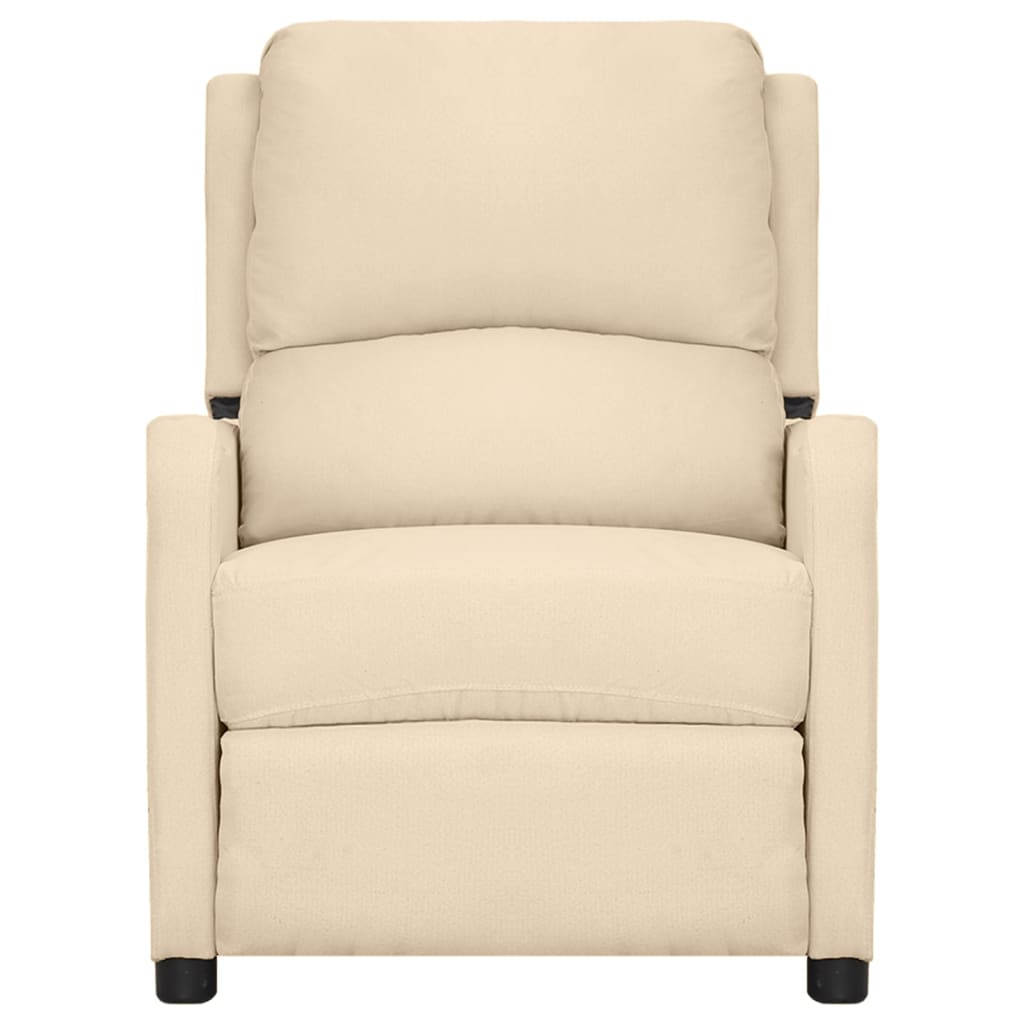 Relaxsessel Elektrisch Creme Stoff