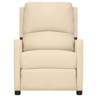 Thumbnail for Relaxsessel Elektrisch Creme Stoff