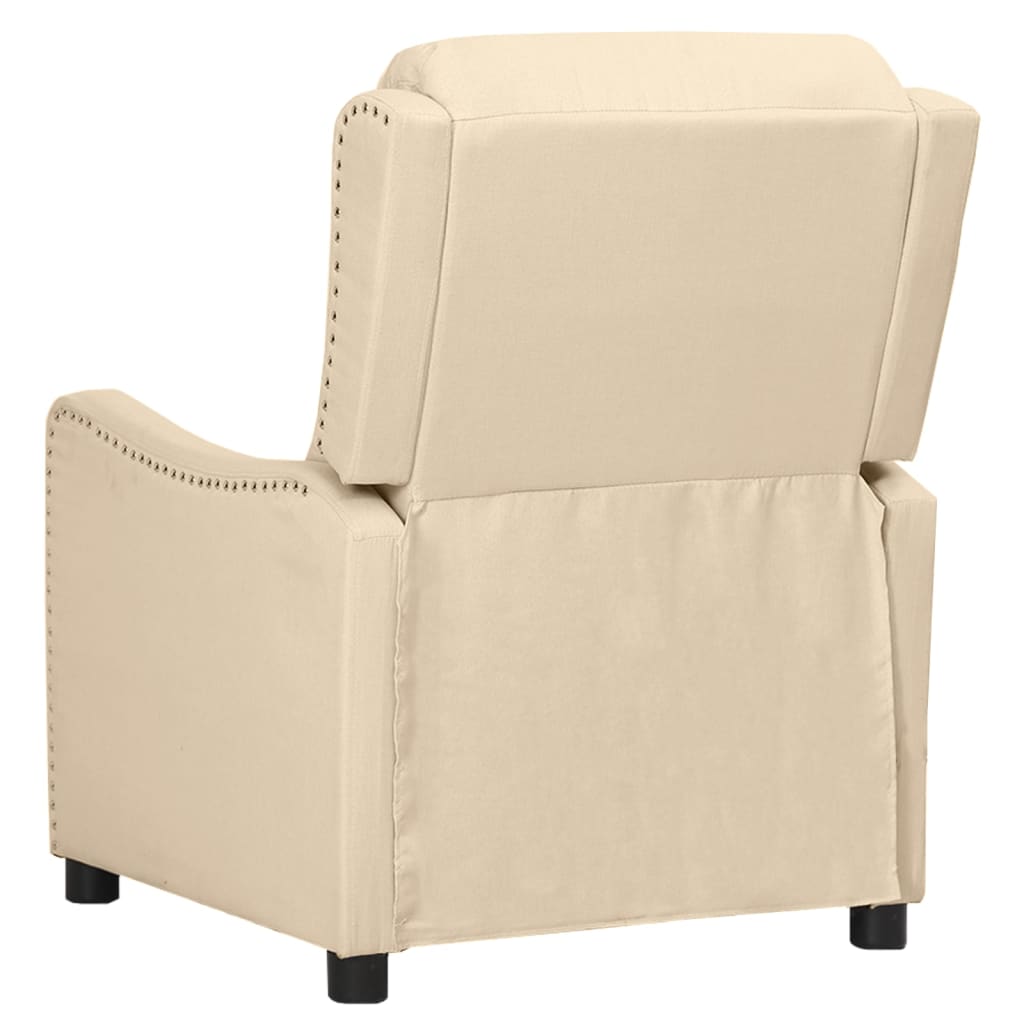 Relaxsessel Elektrisch Creme Stoff