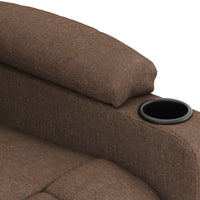 Thumbnail for Relaxsessel Elektrisch Braun Stoff
