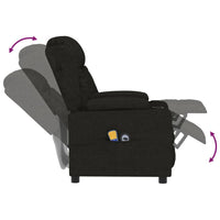 Thumbnail for Massagesessel Elektrisch Schwarz Stoff