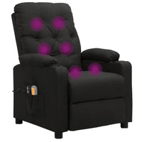 Thumbnail for Massagesessel Elektrisch Schwarz Stoff