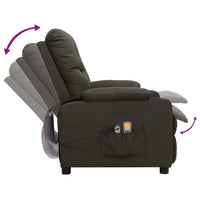 Thumbnail for Massagesessel Elektrisch Taupe Stoff
