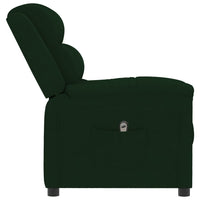Thumbnail for Relaxsessel Elektrisch Dunkelgrün Samt
