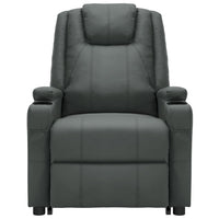 Thumbnail for Massagesessel mit Aufstehhilfe Anthrazit Kunstleder