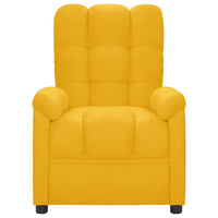 Thumbnail for Elektrischer Sessel mit Liegefunktion Gelb Stoff