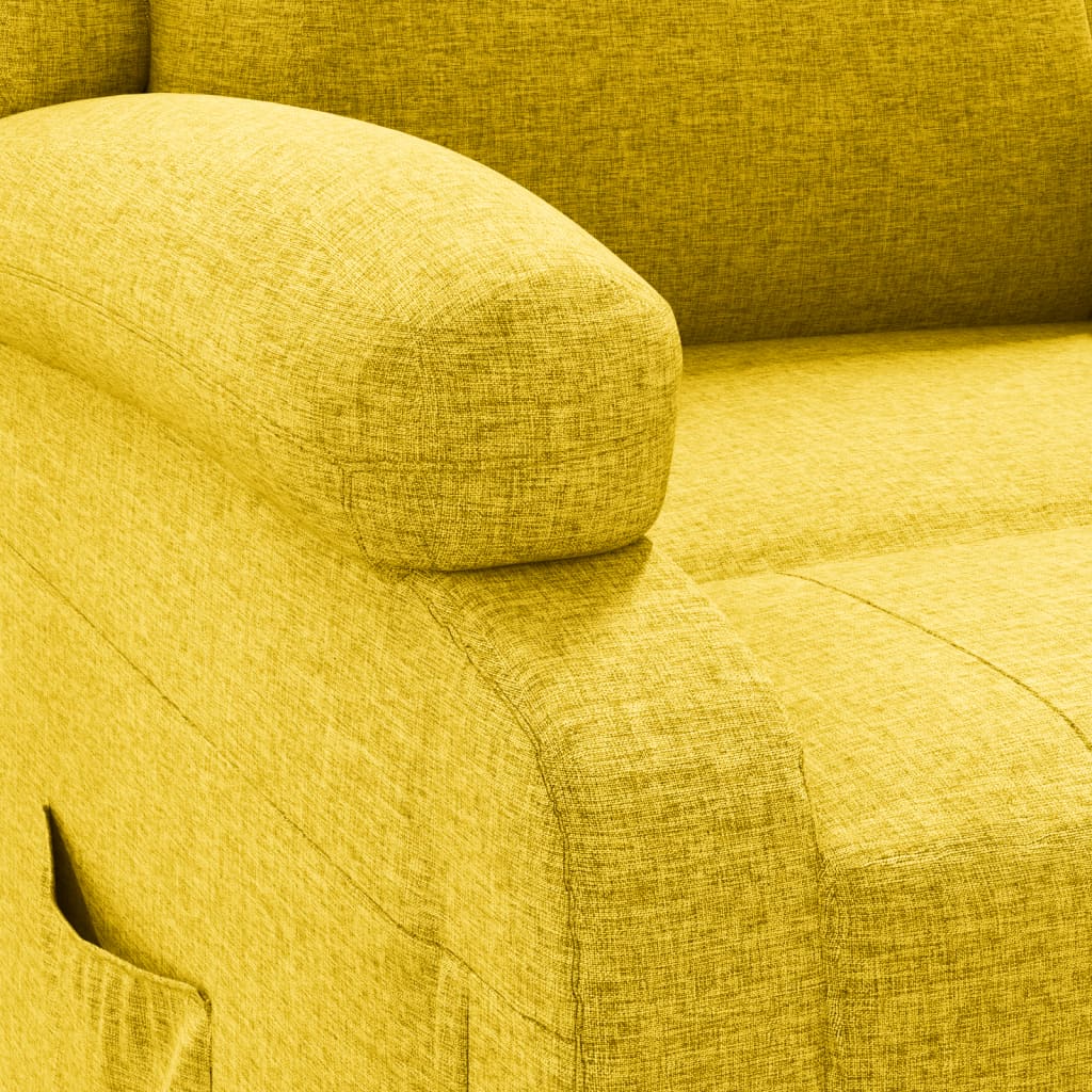 Relaxsessel Elektrisch Gelb Stoff