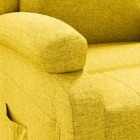 Thumbnail for Relaxsessel Elektrisch Gelb Stoff