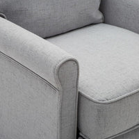 Thumbnail for Relaxsessel mit Aufstehhilfe Hellgrau Stoff