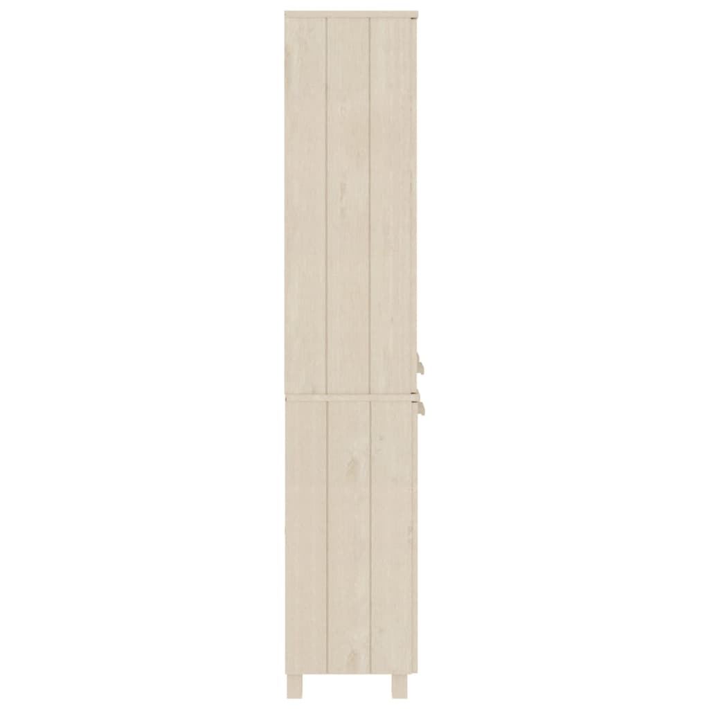 Highboard Massivholz Kiefer Honigbraun