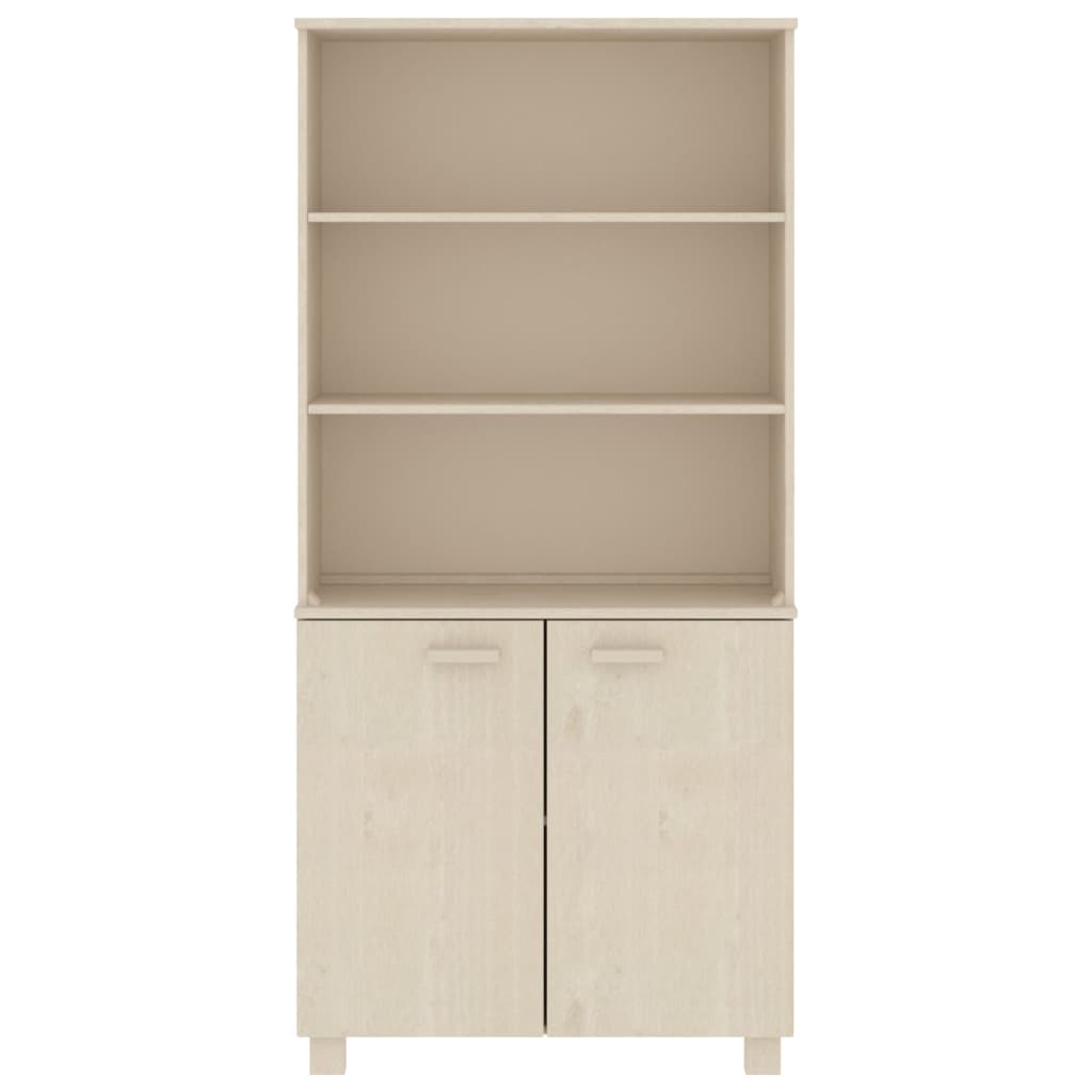 Highboard Massivholz Kiefer Honigbraun